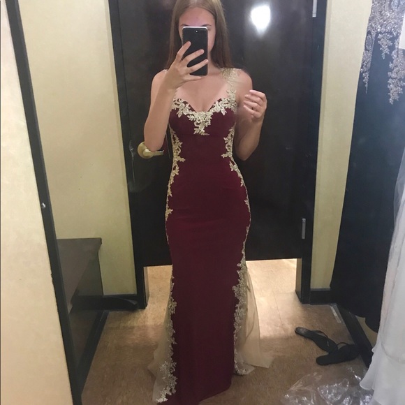 MERMAID PROM DRESS - Picture 3 of 4